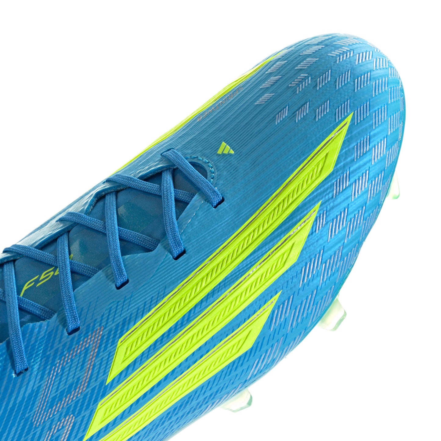 Adidas F50 Elite FG Firm Ground Soccer Cleat - Lucid Ray Blue/Team Solar Yellow 2/Lucid Aquamarine