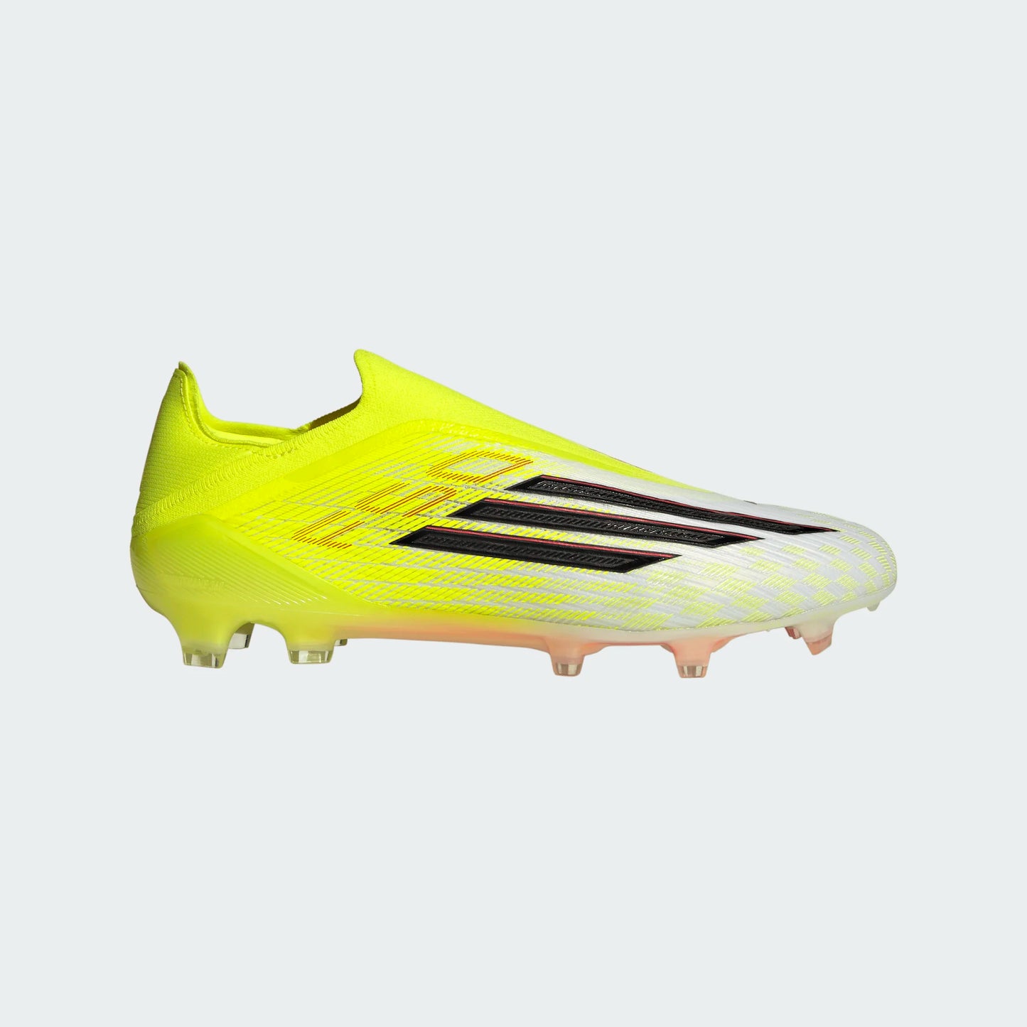 Adidas F50 Elite Laceless FG Firm Ground Soccer Cleat - Team Solar Yellow/Core Black/Lucid Red