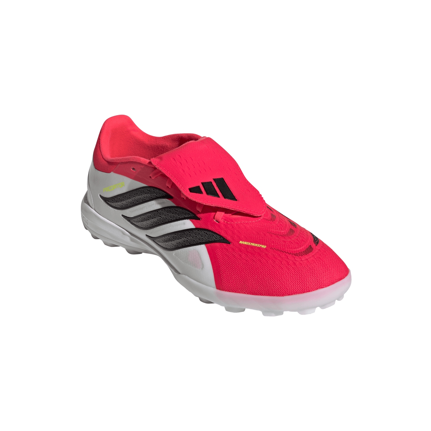 Adidas Predator Pro Fold Tongue FT TF Turf Soccer Cleat - Lucid Red/Core Black/Cloud White