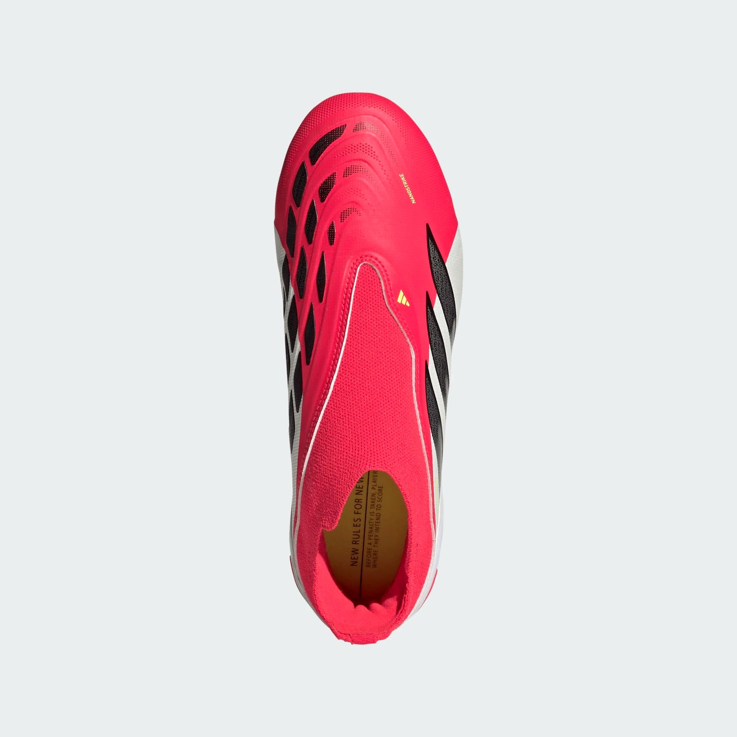 Adidas Junior Predator League Laceless FG Firm Ground Soccer Cleat - Lucid Red/Carbon Black/Cloud White