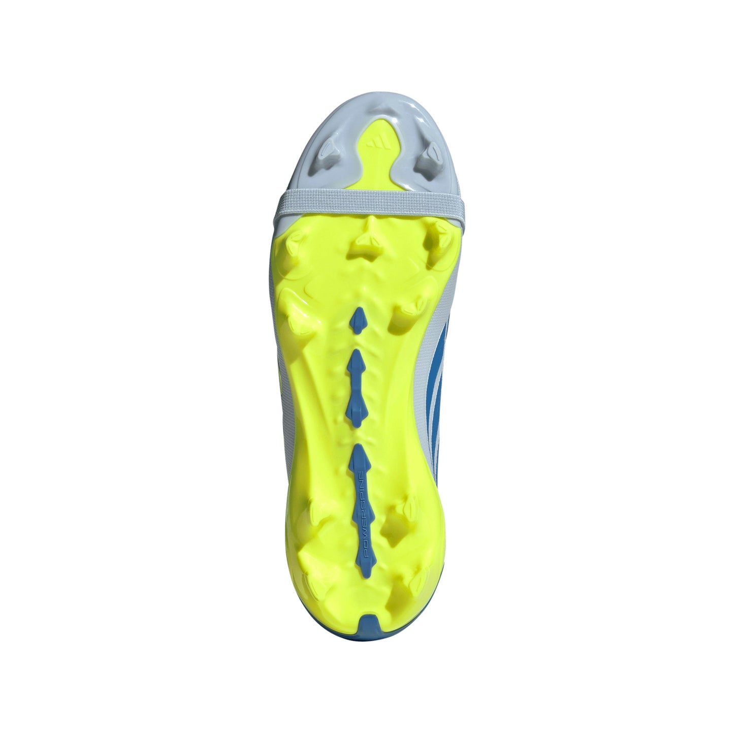 adidas Predator League FoldTongue  FT FG Junior Firm Ground Soccer Cleat - Crystal Sky / Ray Blue / Team Solar Yellow 2