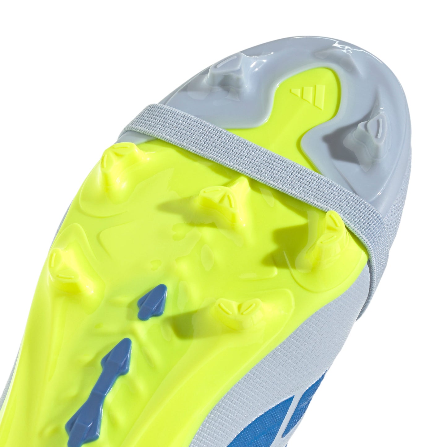 adidas Predator League FoldTongue  FT FG Junior Firm Ground Soccer Cleat - Crystal Sky / Ray Blue / Team Solar Yellow 2