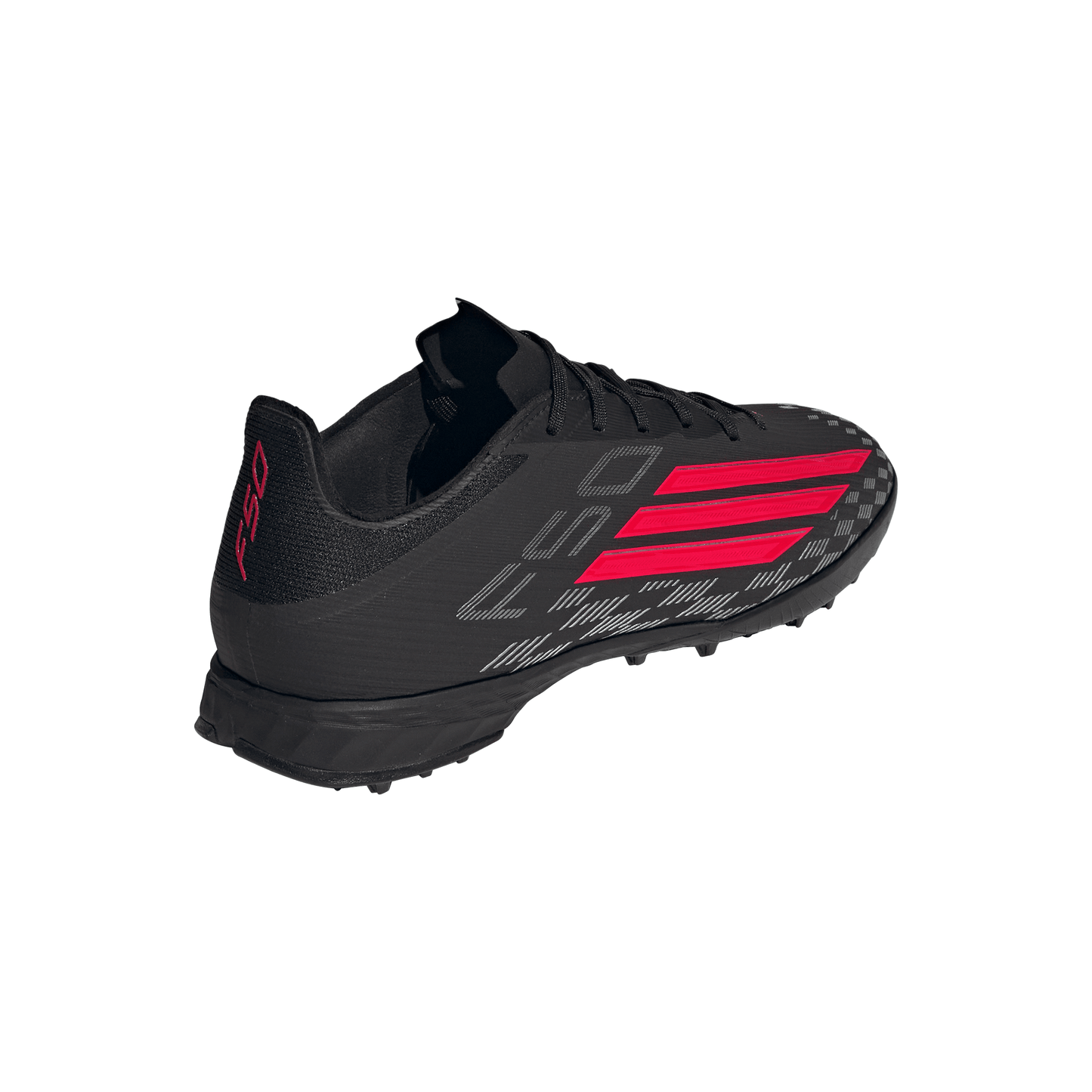 Adidas F50 Pro TF Turf Soccer Cleat - Core Black/Lucid Red/Core Black