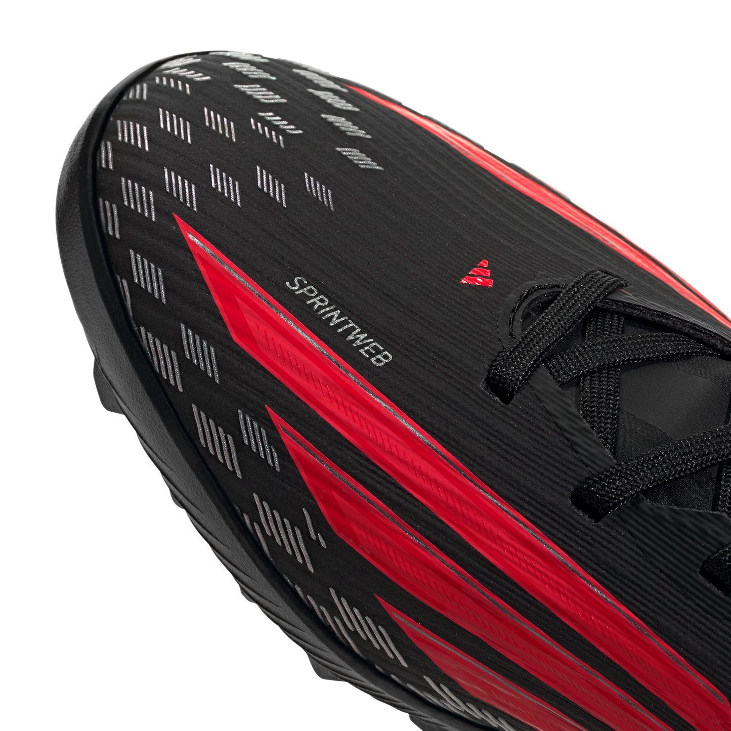 Adidas F50 Pro TF Turf Soccer Cleat - Core Black/Lucid Red/Core Black