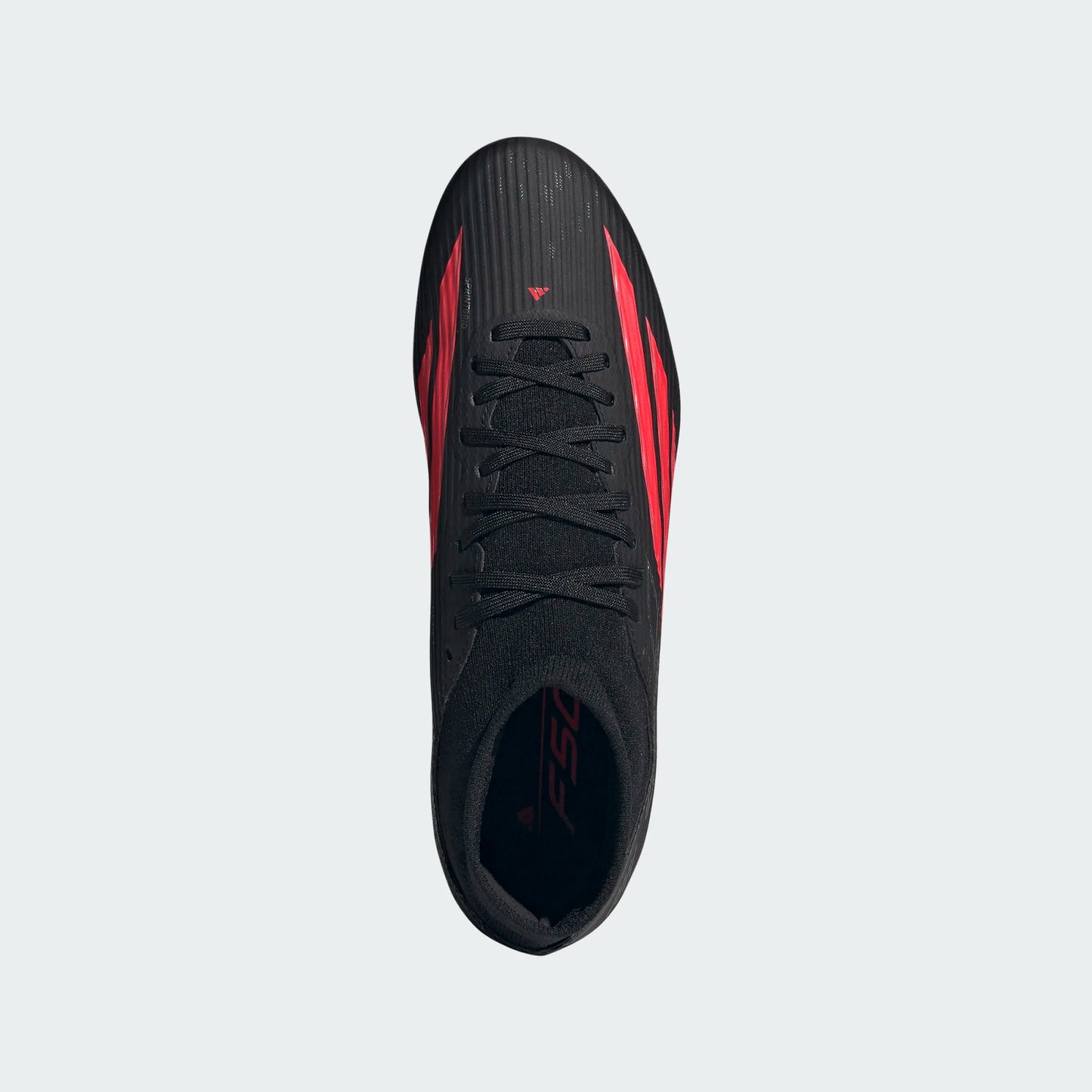 Adidas F50 Mid League FG/MG Firm Ground Soccer Cleat - Core Black/Lucid Red/Core Black