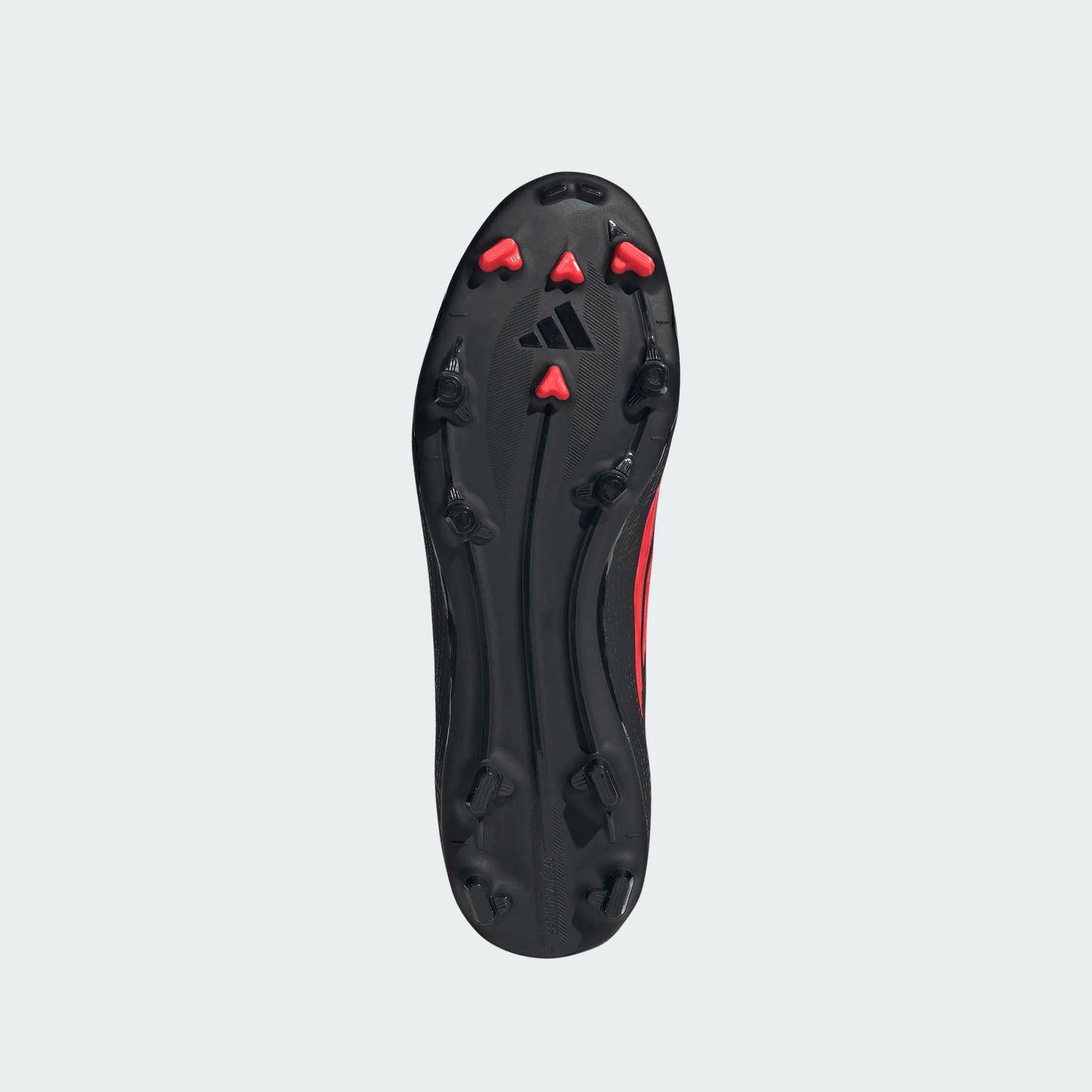 Adidas F50 Mid League FG/MG Firm Ground Soccer Cleat - Core Black/Lucid Red/Core Black