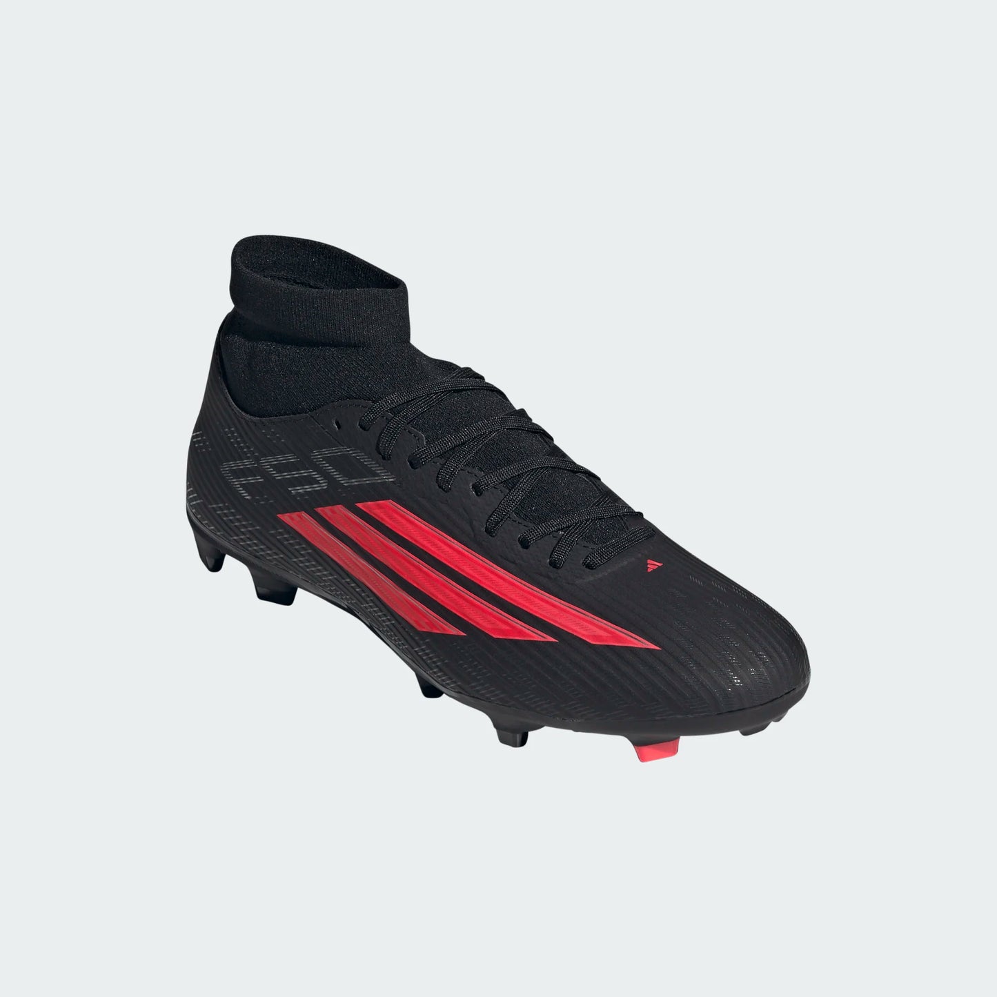 Adidas F50 Mid League FG/MG Firm Ground Soccer Cleat - Core Black/Lucid Red/Core Black