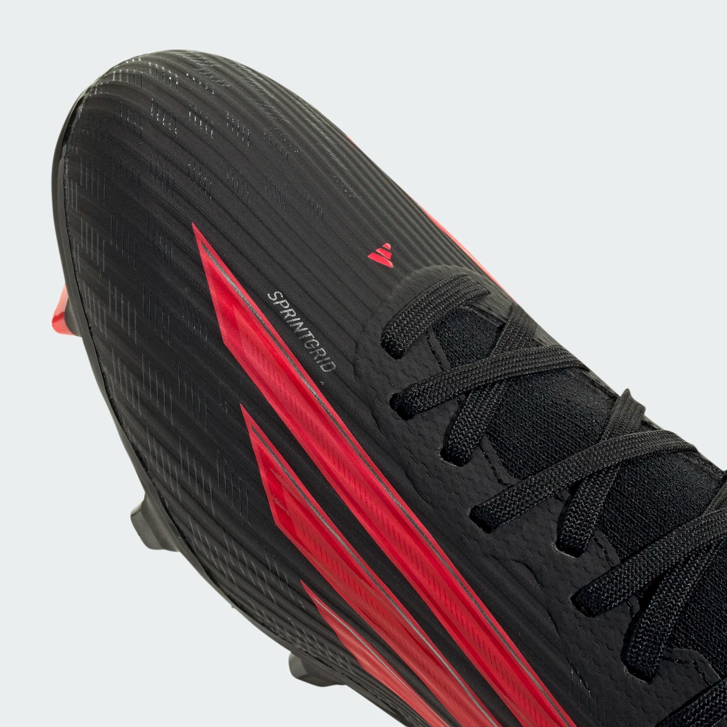 Adidas F50 Mid League FG/MG Firm Ground Soccer Cleat - Core Black/Lucid Red/Core Black