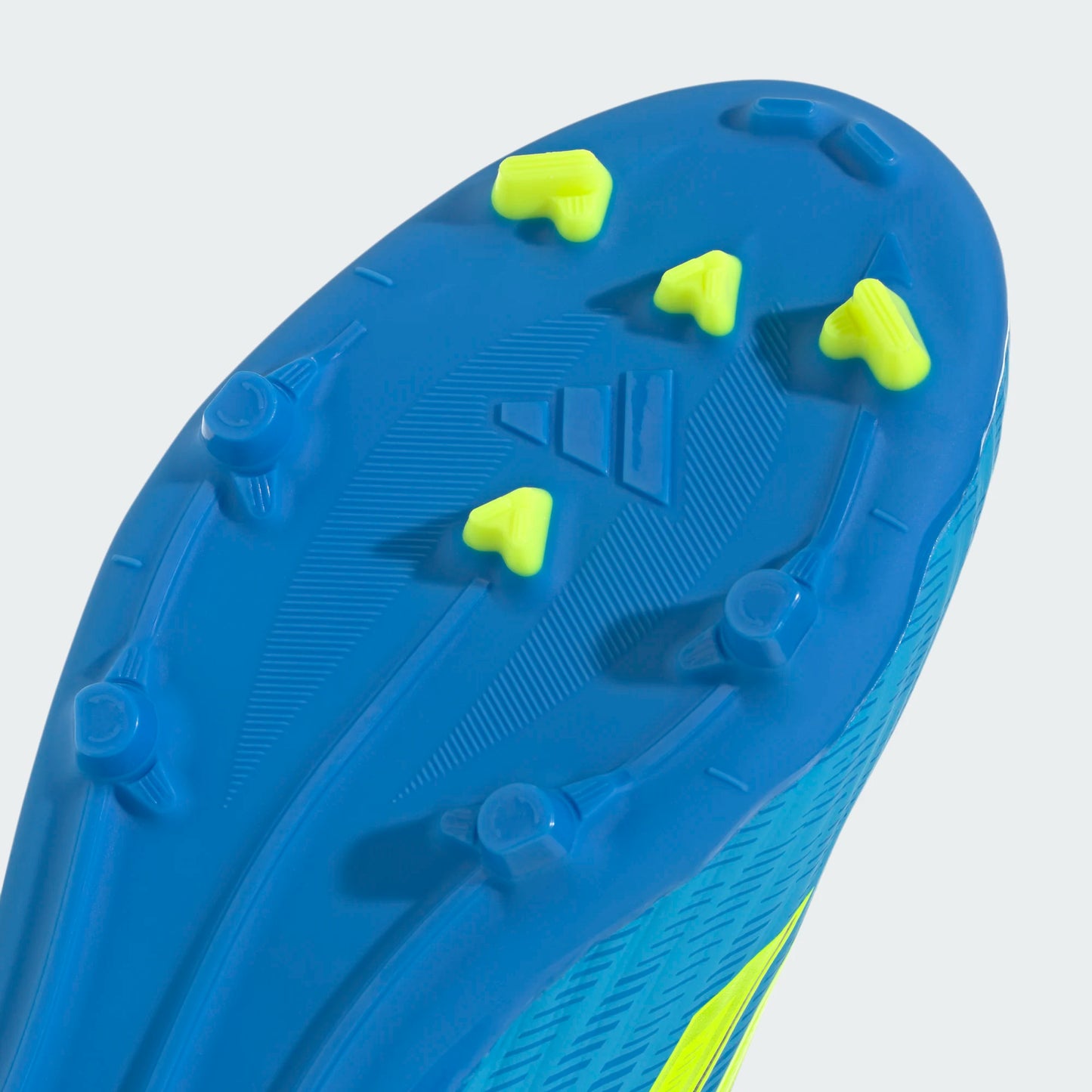 Adidas Junior F50 Mid League FG Firm Ground Soccer Cleat - Lucid Ray Blue/Team Solar Yellow 2/Lucid Aquamarine