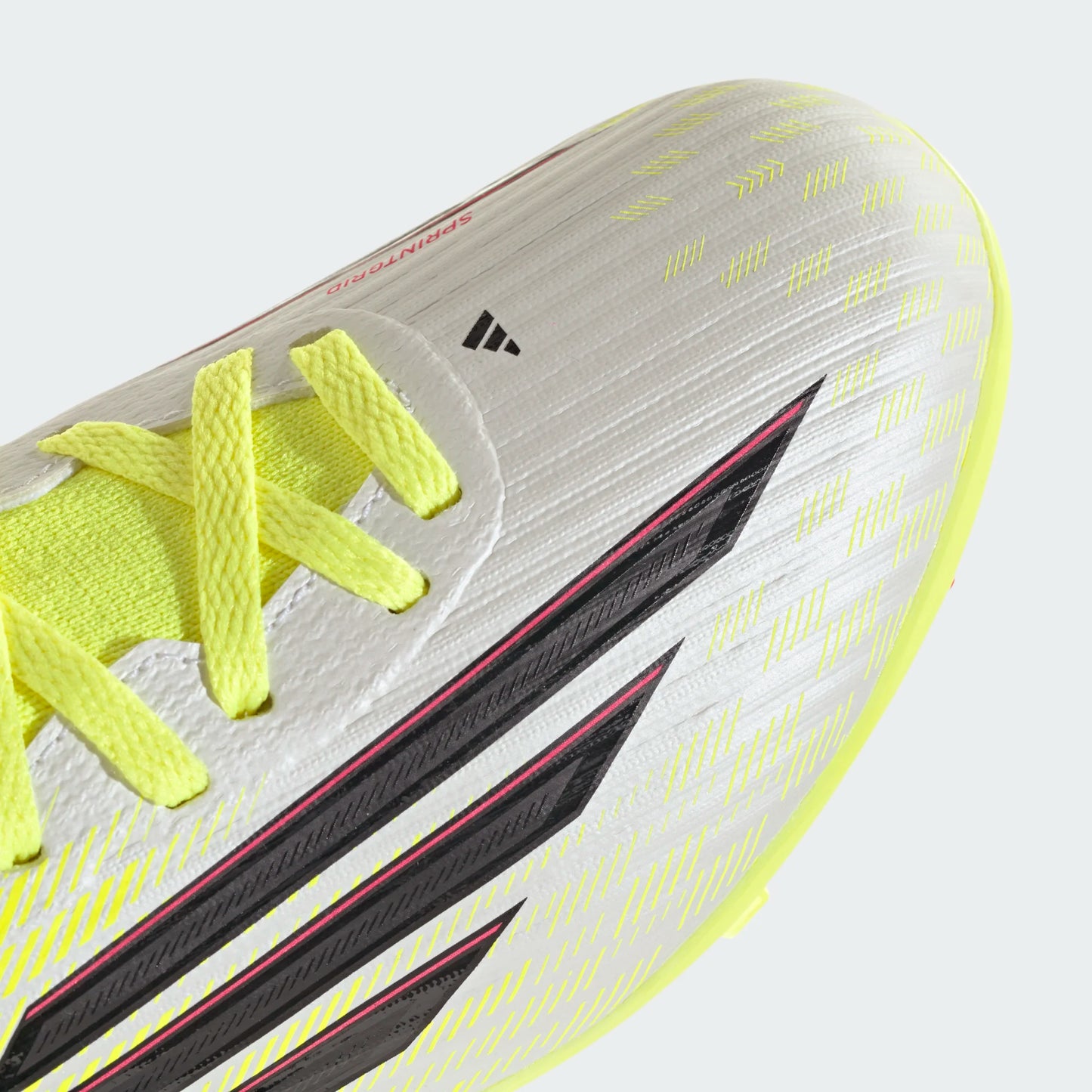 Adidas Junior F50 Mid League FG/MG Firm Ground Soccer Cleat - Team Solar Yellow/Core Black/Lucid Red