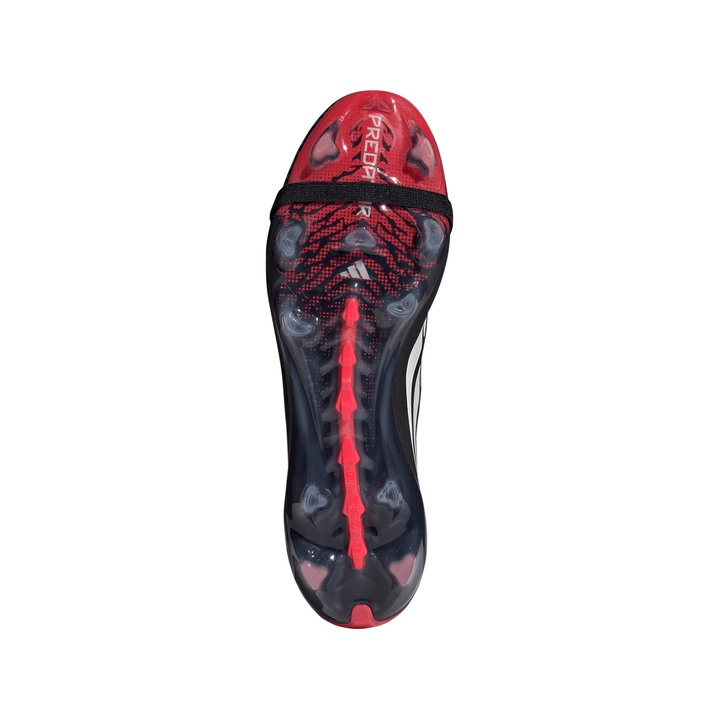 Adidas Predator Elite FoldTongue FT FG Firm Ground Soccer Cleat - Core Black/Cloud White/Lucid Red