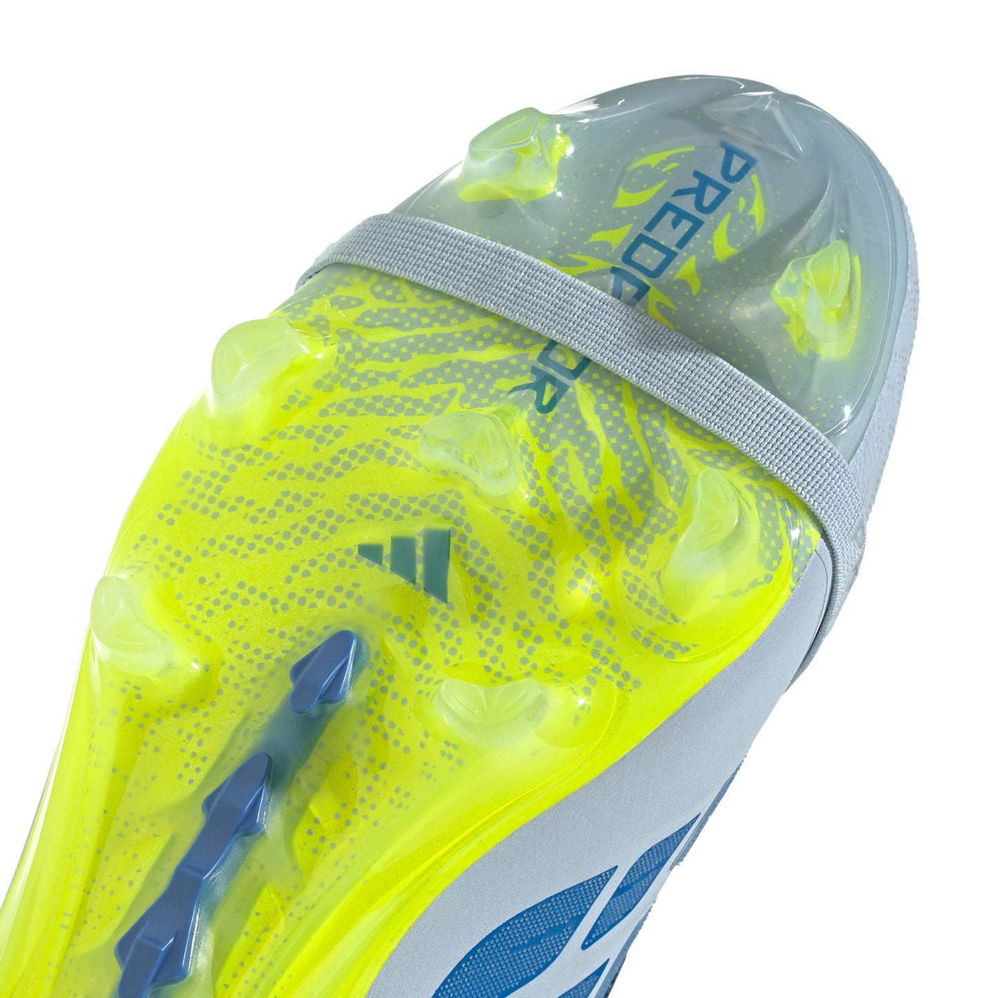 adidas Predator Elite FoldTongue FT FG Firm Ground Soccer Cleats- Crystal Sky/Ray Blue/Team Solar Yellow 2