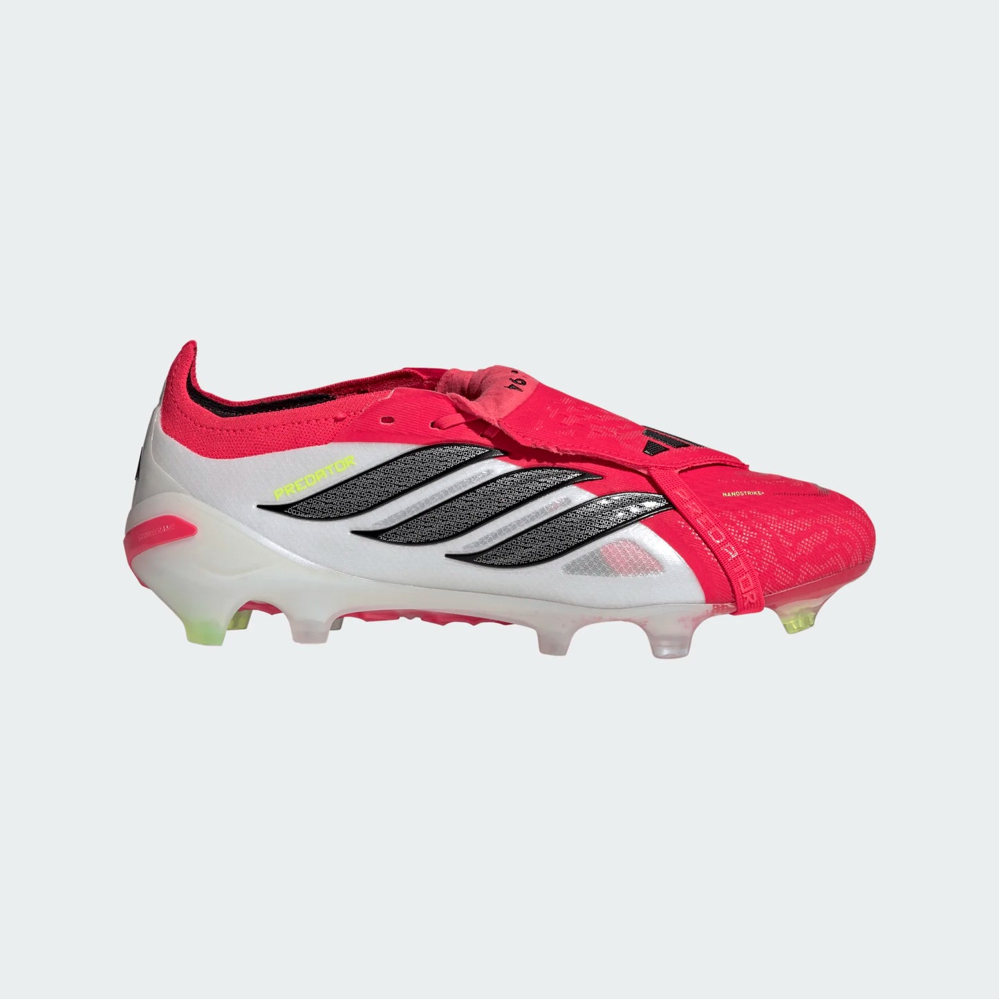 Adidas Predator Elite FoldTongue FT FG Firm Ground Soccer Cleat - Lucid Red/Carbon Black/Cloud White