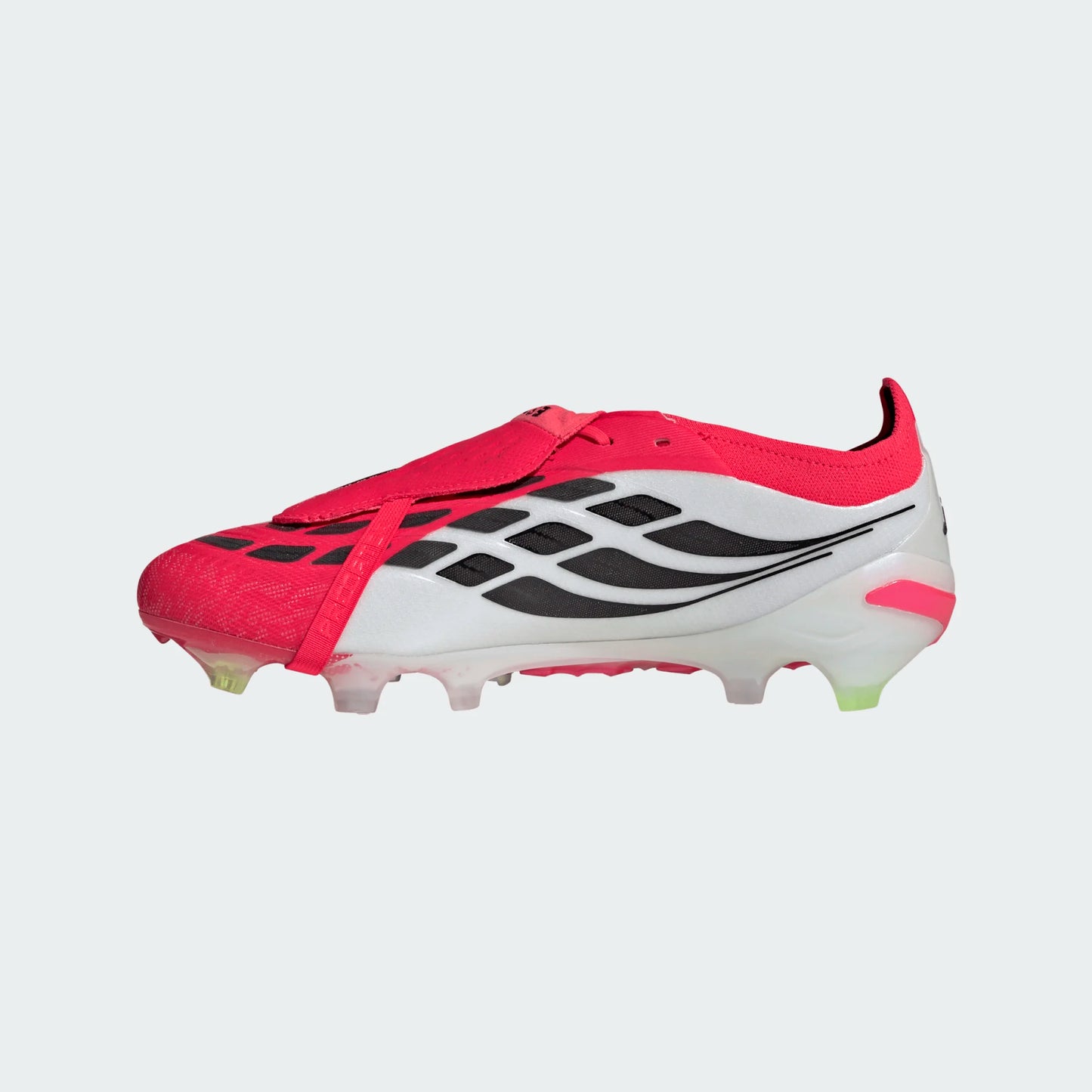 Adidas Predator Elite FoldTongue FT FG Firm Ground Soccer Cleat - Lucid Red/Carbon Black/Cloud White