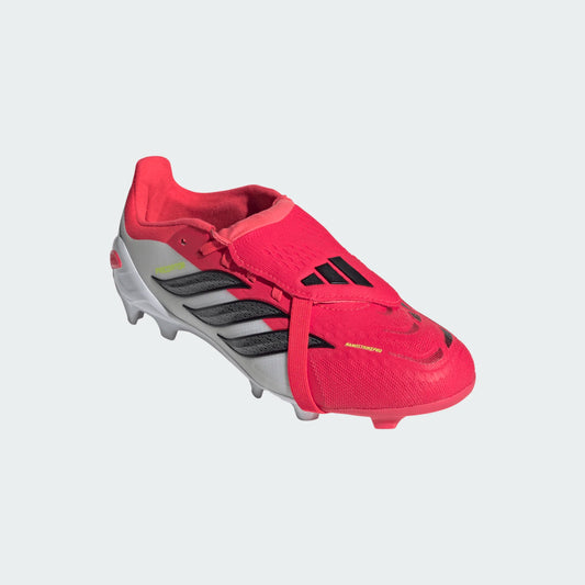 adidas Predator Elite FT FG Junior Fold-Tongue Firm Ground Soccer Cleat - Lucid Red/Carbon Black/Cloud White