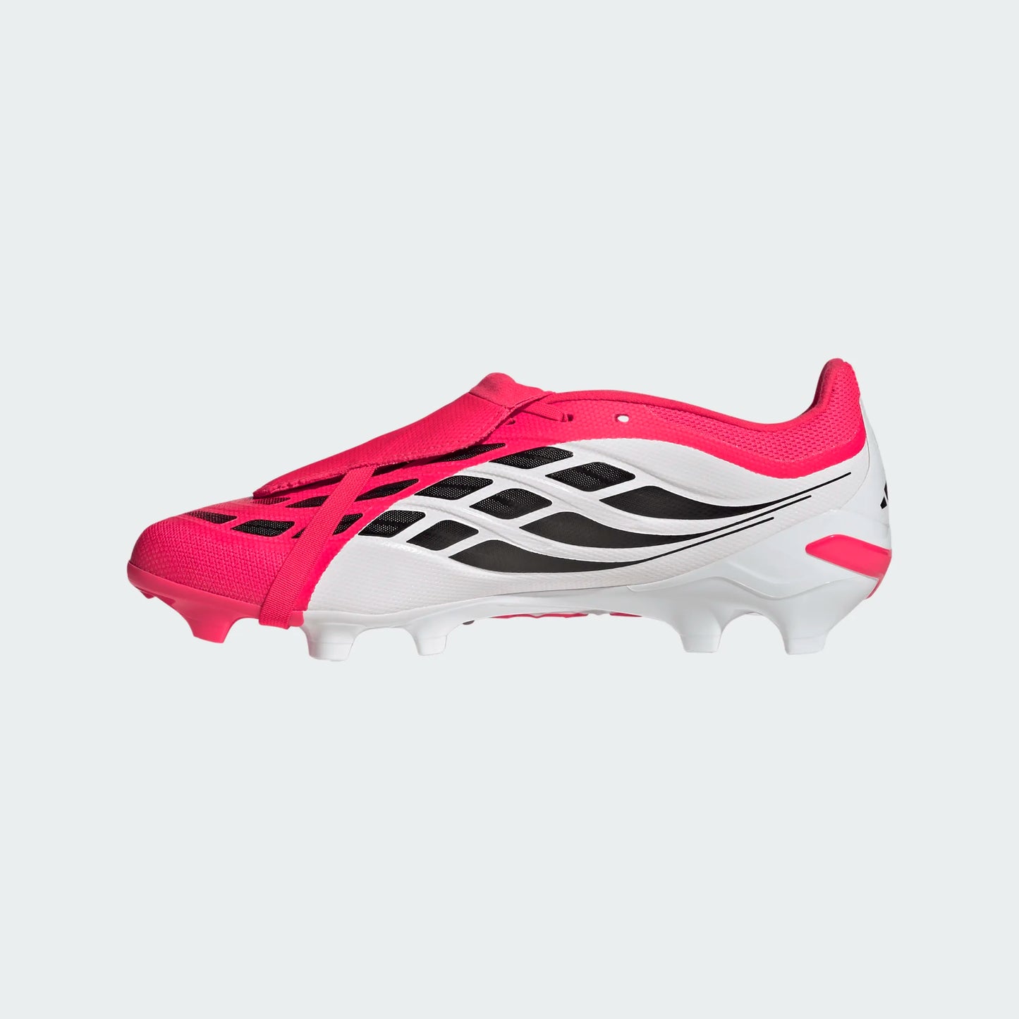 Adidas Predator League Fold Tongue FT FG Firm Ground Soccer Cleat - Lucid Red/Carbon Black/Cloud White