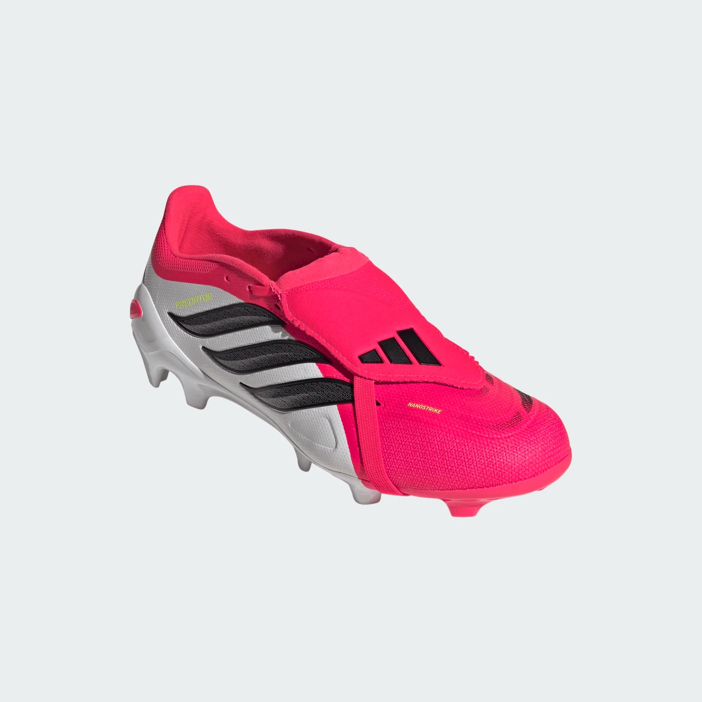 Adidas Predator League Fold Tongue FT FG Firm Ground Soccer Cleat - Lucid Red/Carbon Black/Cloud White