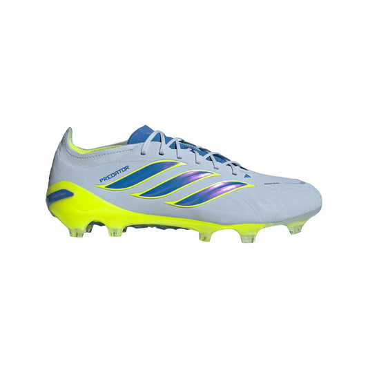adidas Predator Elite FG Firm Ground Soccer Cleats- Crystal Sky / Ray Blue / Team Solar Yellow 2