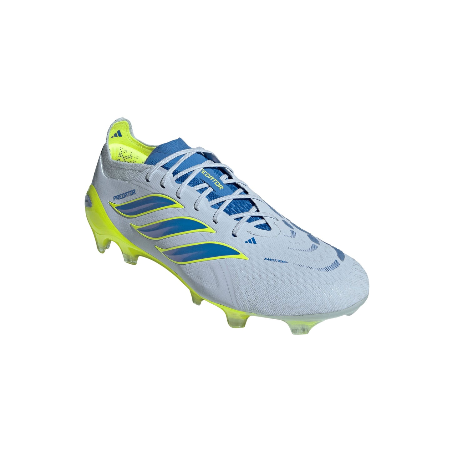 Adidas Predator Elite FG Firm Ground Soccer Cleat - Crystal Sky/Ray Blue/Team Solar Yellow 2