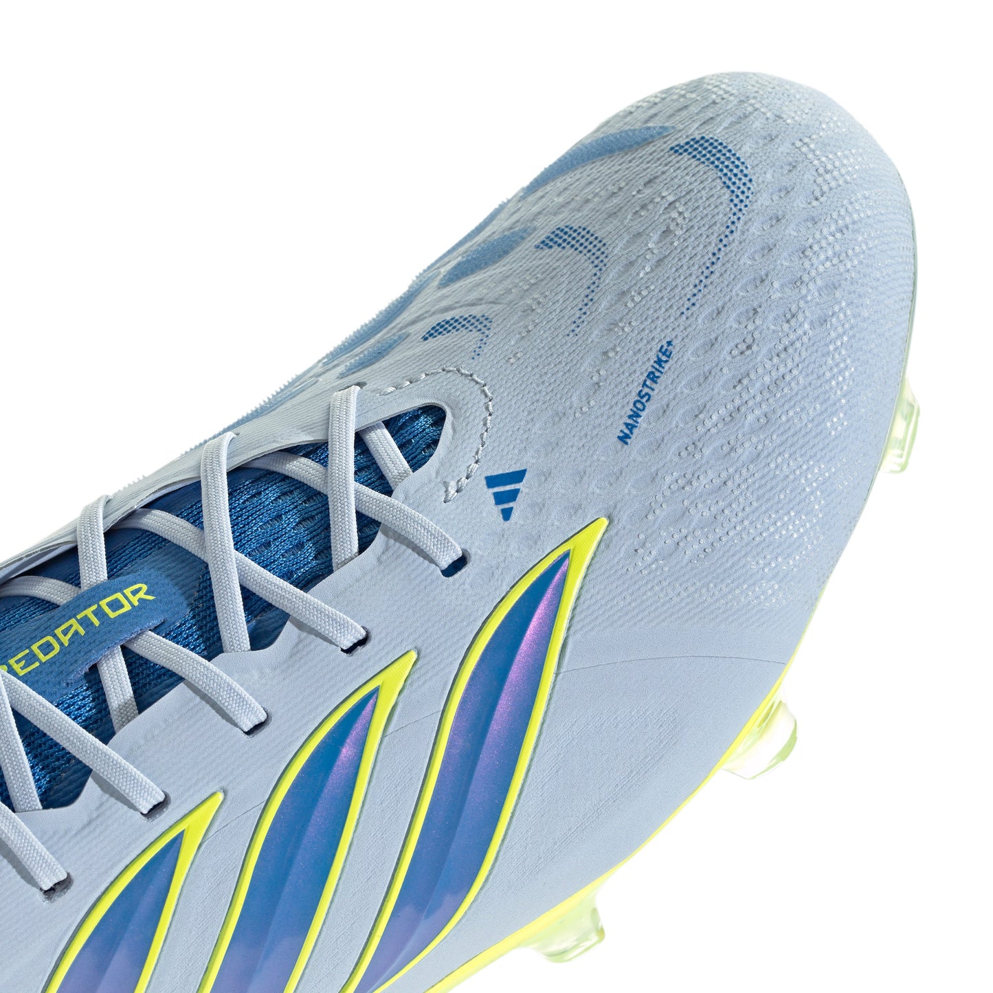 Adidas Predator Elite FG Firm Ground Soccer Cleat - Crystal Sky/Ray Blue/Team Solar Yellow 2