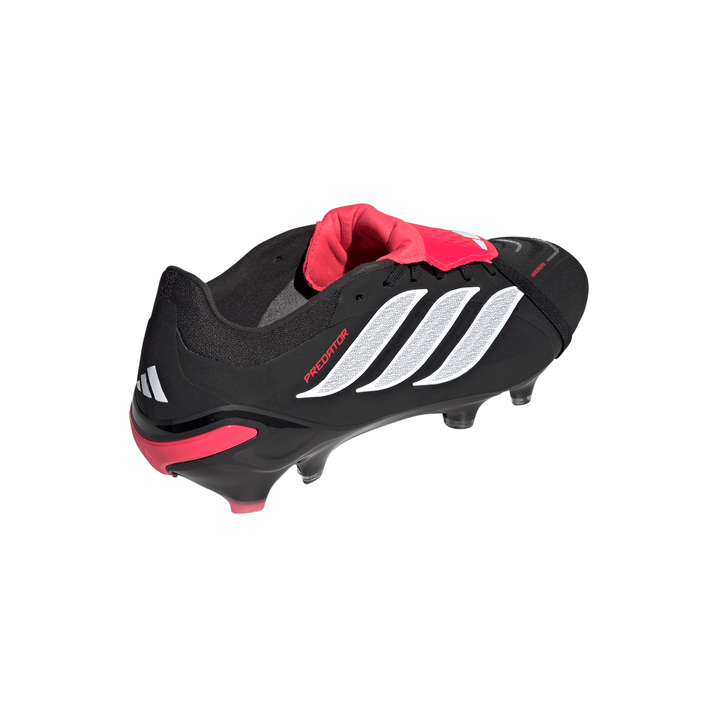 Adidas Predator Pro Fold Tongue FT FG Firm Ground Soccer Cleat - Core Black/Cloud White/Lucid Red