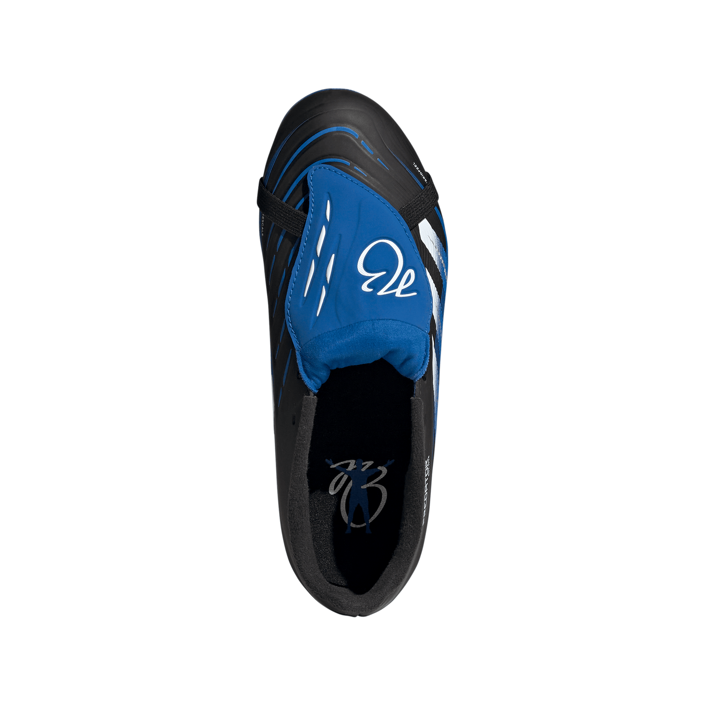 adidas Predator League Jude Bellingham FT FG Junior Firm Ground Soccer Cleat -Core Black / Cloud White / Glow Blue