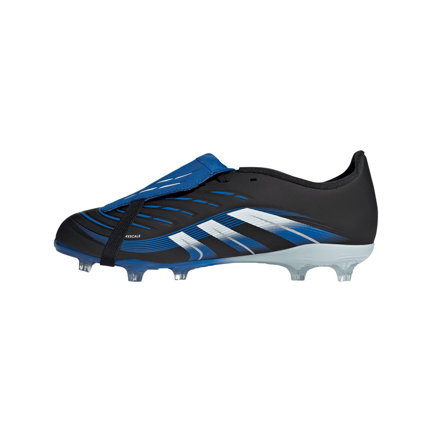 adidas Predator League Jude Bellingham FT FG Junior Firm Ground Soccer Cleat -Core Black / Cloud White / Glow Blue