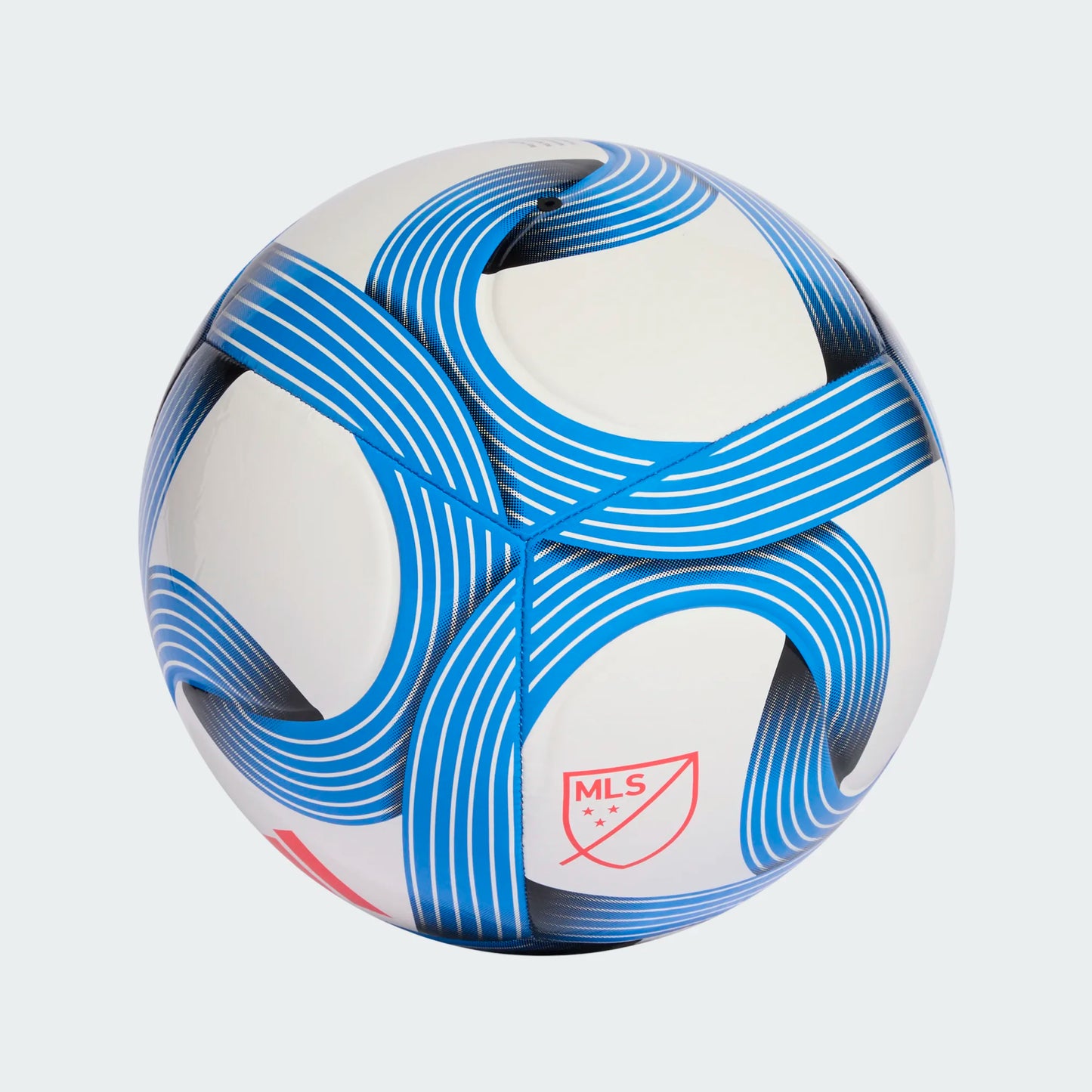 Adidas MLS Club Soccer Ball - White/Glo Blue/Lucid Red
