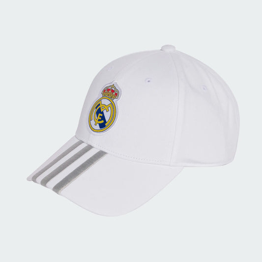 Adidas Real Madrid CF Baseball Cap - White/Grey