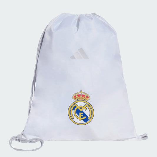 Adidas Real Madrid Gymsack Drawstring Bag - White/