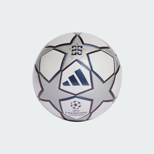 Adidas UCL 3rd League Soccer Ball - White/Silver Metallic/Black