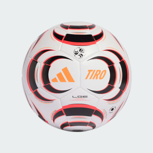 Adidas Tiro League Soccer Ball - White/Black/Lucid Red