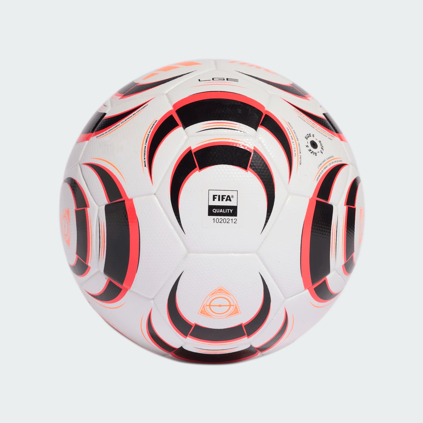 Adidas Tiro League Soccer Ball - White/Black/Lucid Red