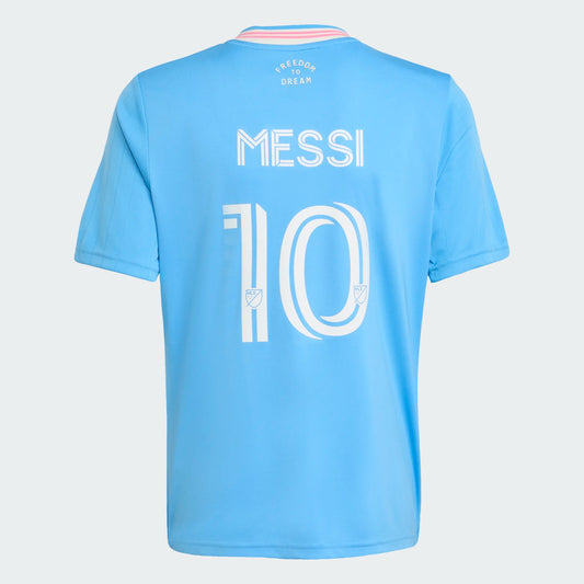 Kid's Replica Adidas Messi Inter Miami Third Jersey 2025