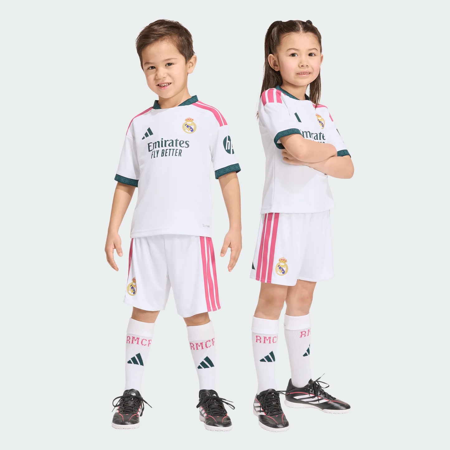 Toddler Replica Adidas Real Madrid Home Kit Set 26/27
