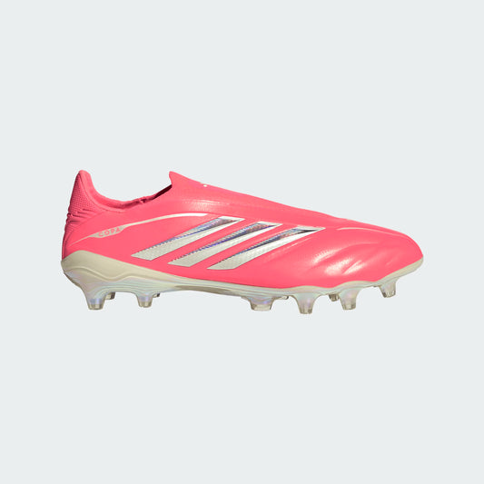 Adidas Copa Pure Elite Laceless FG Firm Ground Soccer Cleat - Solar Turbo/Ivory/Carbon Black