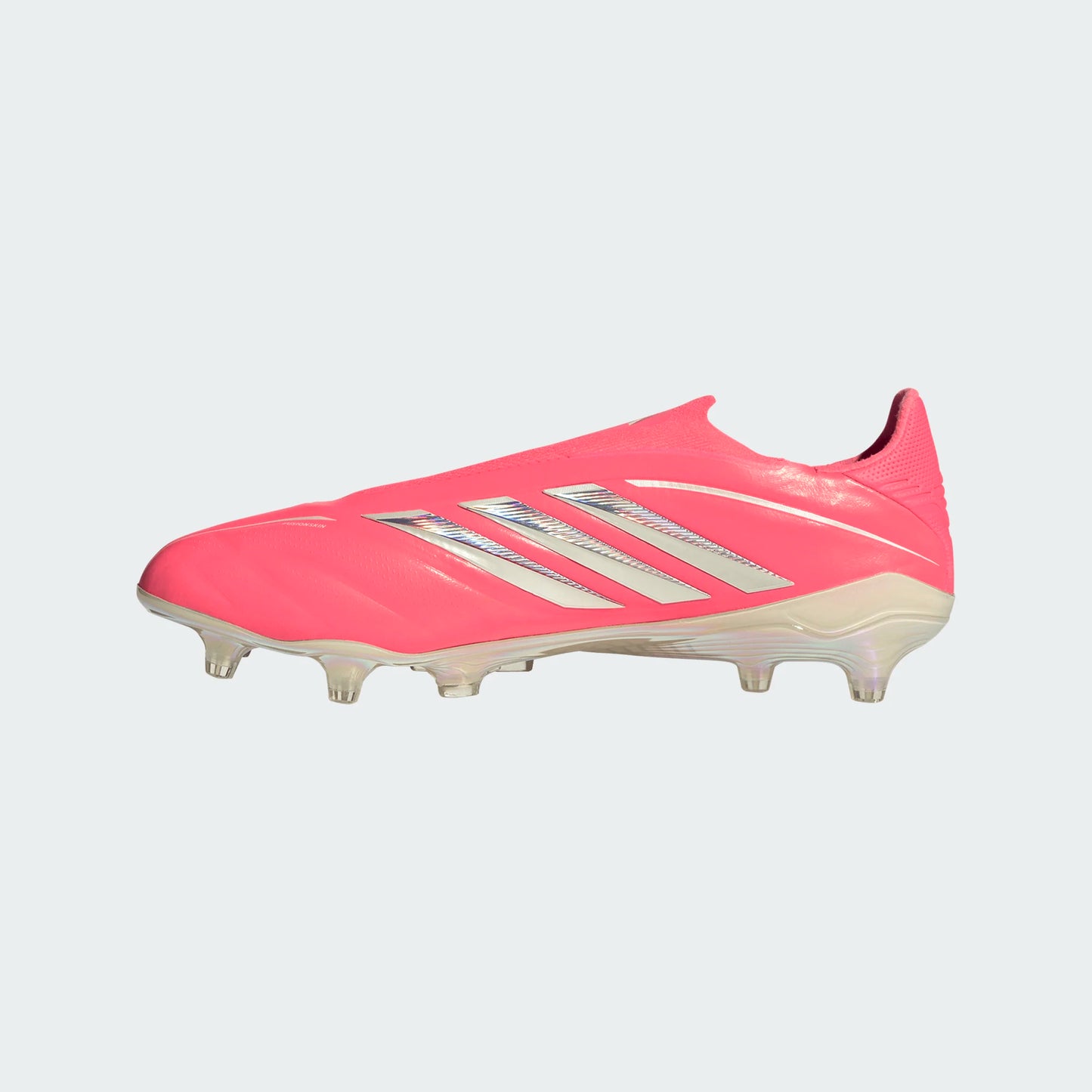 Adidas Copa Pure Elite Laceless FG Firm Ground Soccer Cleat - Solar Turbo/Ivory/Carbon Black