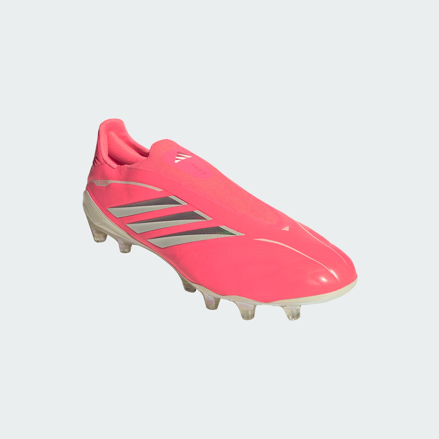Adidas Copa Pure Elite Laceless FG Firm Ground Soccer Cleat - Solar Turbo/Ivory/Carbon Black