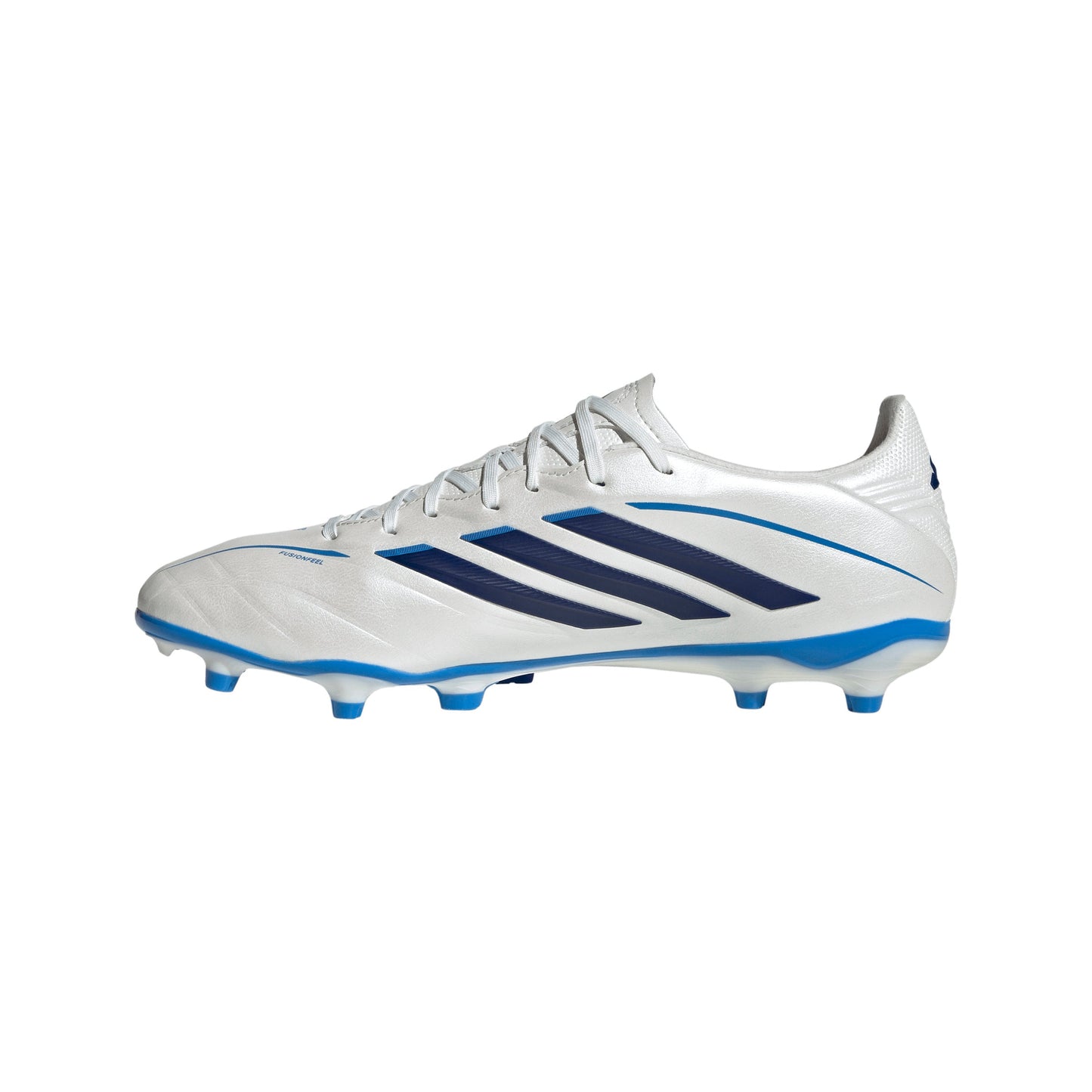 adidas Copa Pure IV League FG Firm Ground Soccer Cleats-  Zero Metalic / Dark Blue / Lucid Ray Blue
