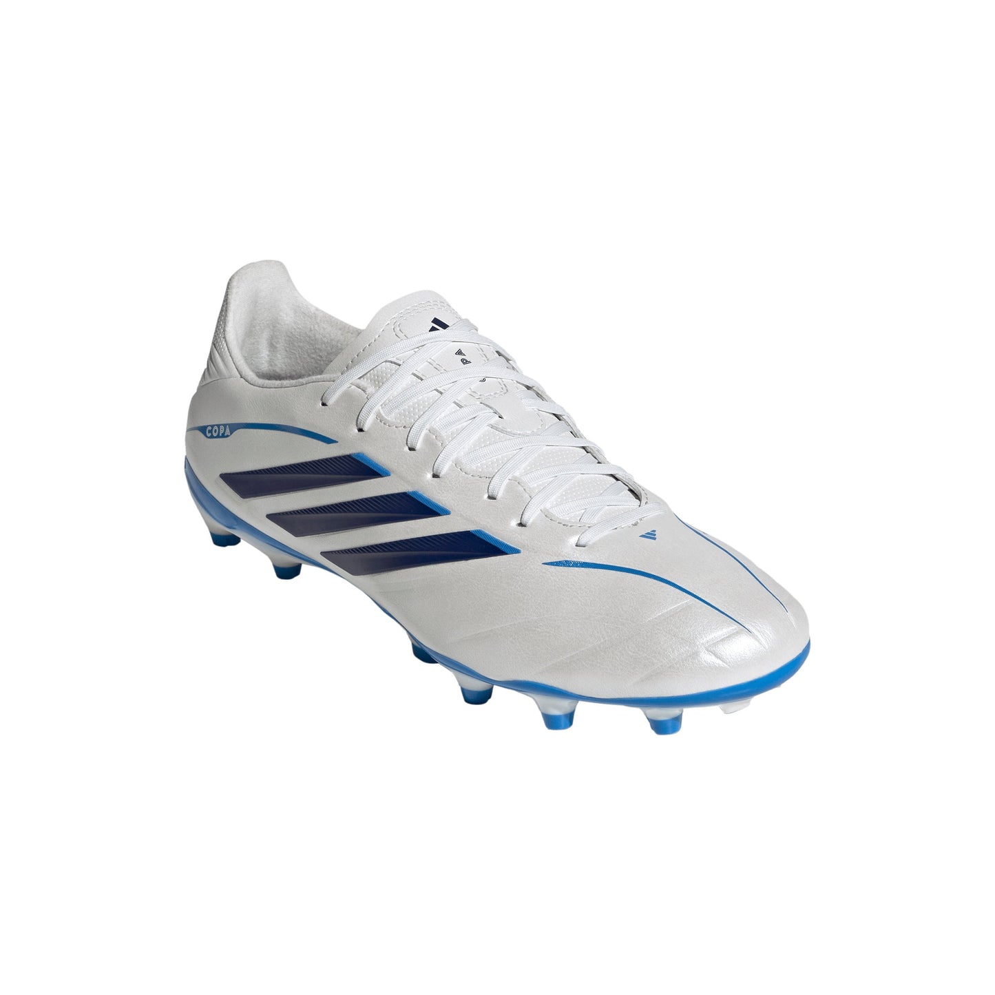 adidas Copa Pure IV League FG Firm Ground Soccer Cleats-  Zero Metalic / Dark Blue / Lucid Ray Blue