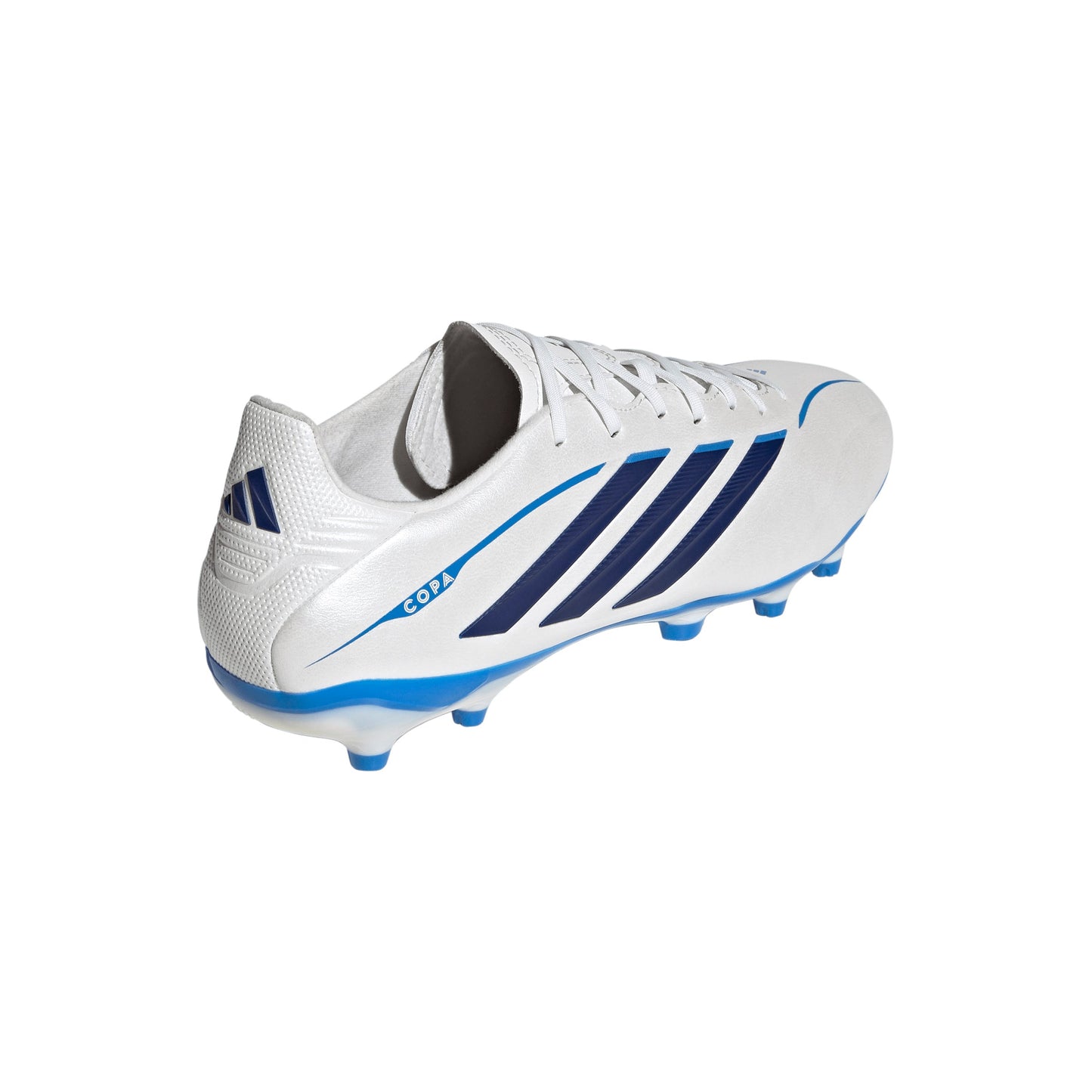 adidas Copa Pure IV League FG Firm Ground Soccer Cleats-  Zero Metalic / Dark Blue / Lucid Ray Blue