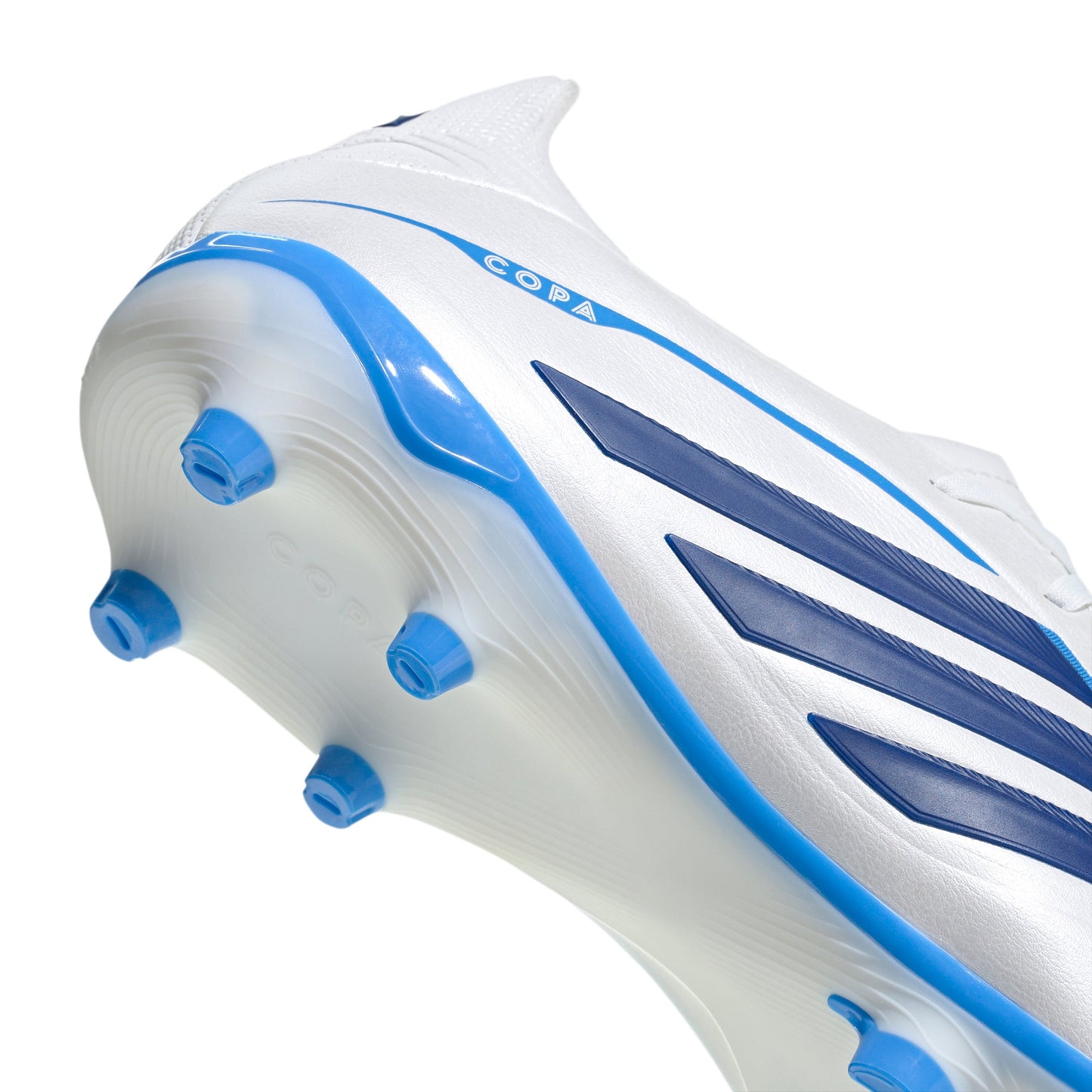 adidas Copa Pure IV League FG Firm Ground Soccer Cleats-  Zero Metalic / Dark Blue / Lucid Ray Blue