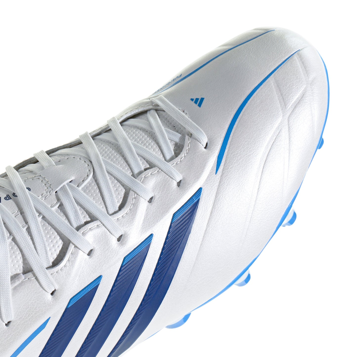 adidas Copa Pure IV League FG Firm Ground Soccer Cleats-  Zero Metalic / Dark Blue / Lucid Ray Blue