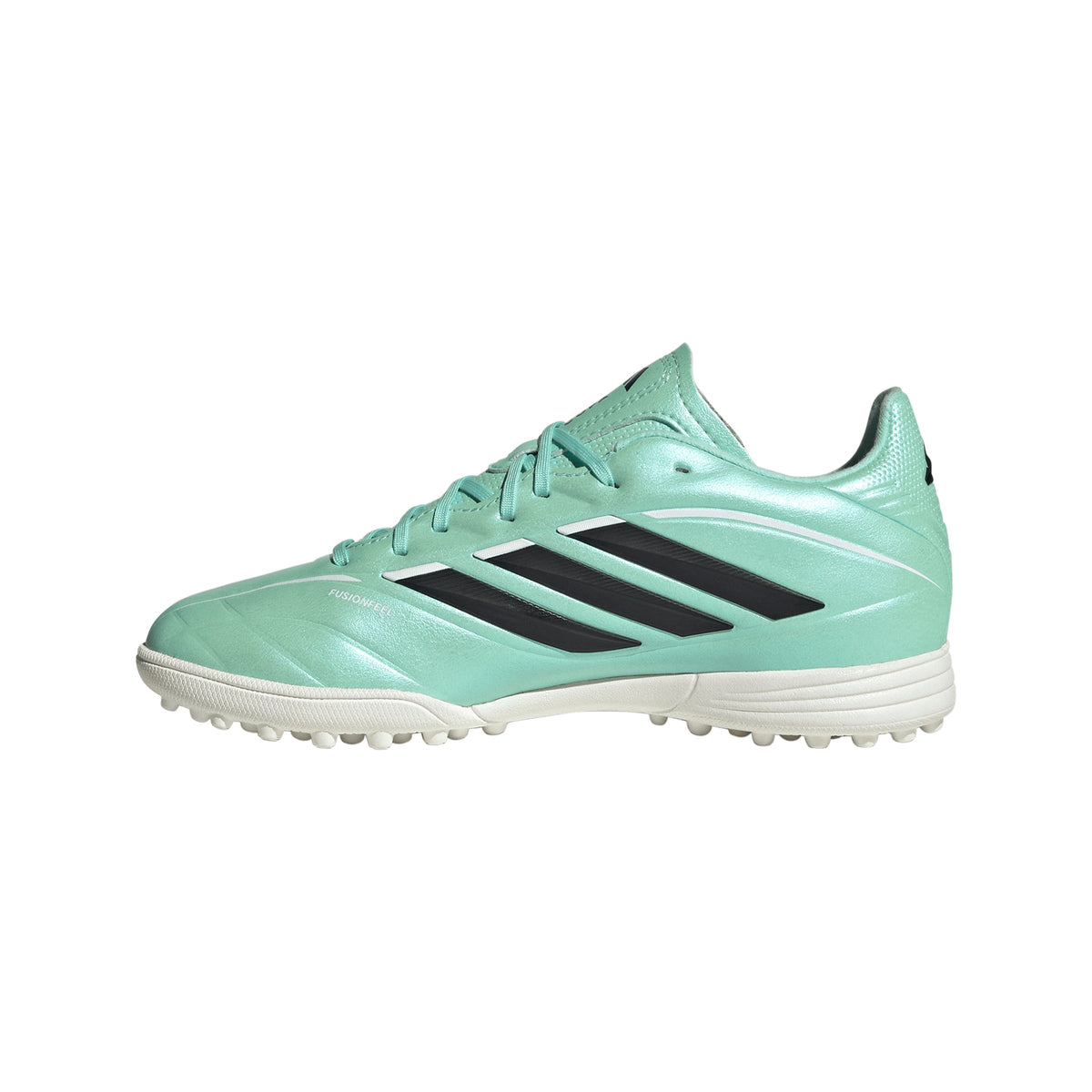 adidas Copa Pure IV League Junior TF Turf Soccer Cleats- Clear Mint / Core Black / Cloud White