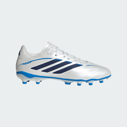 adidas Copa Pure IV League Junior FG Firm Ground Soccer Cleats- Zero Metalic / Dark Blue / Lucid Ray Blue