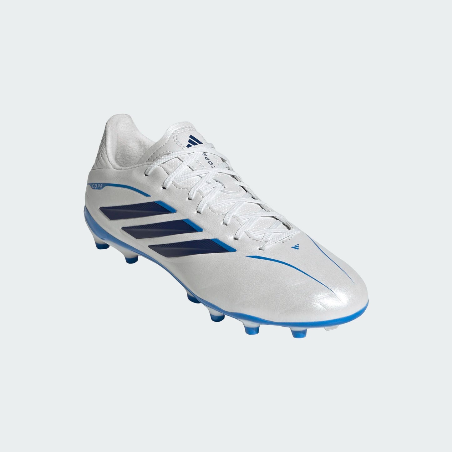 adidas Copa Pure IV League Junior FG Firm Ground Soccer Cleats- Zero Metalic / Dark Blue / Lucid Ray Blue