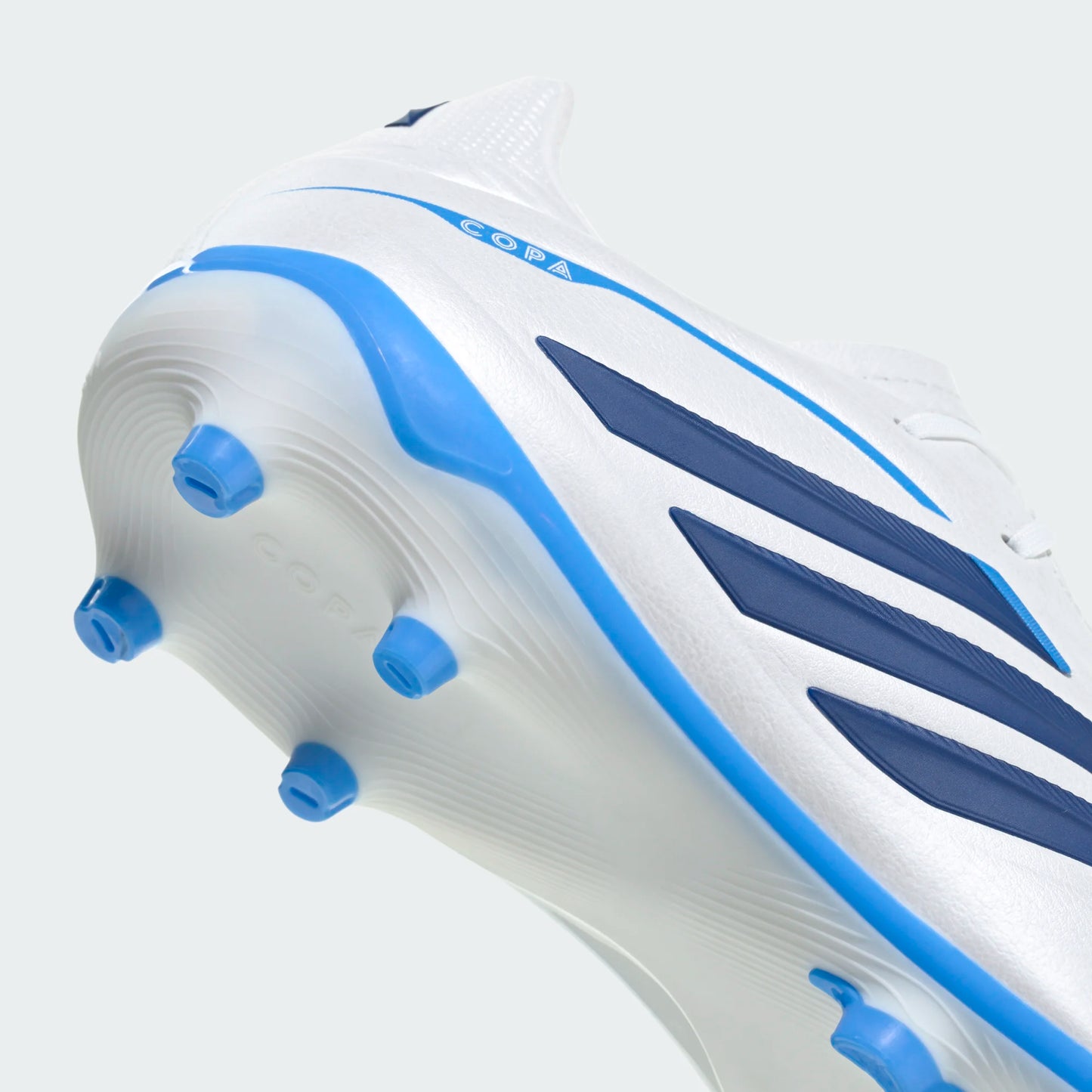 adidas Copa Pure IV League Junior FG Firm Ground Soccer Cleats- Zero Metalic / Dark Blue / Lucid Ray Blue