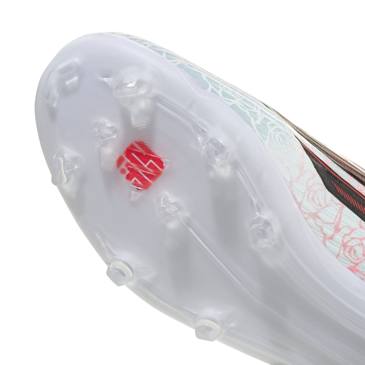 Adidas Junior F50 League Laceless Lamine Yamal FG Firm Ground Soccer Cleat - Cloud White/Core Black/Lucid Red