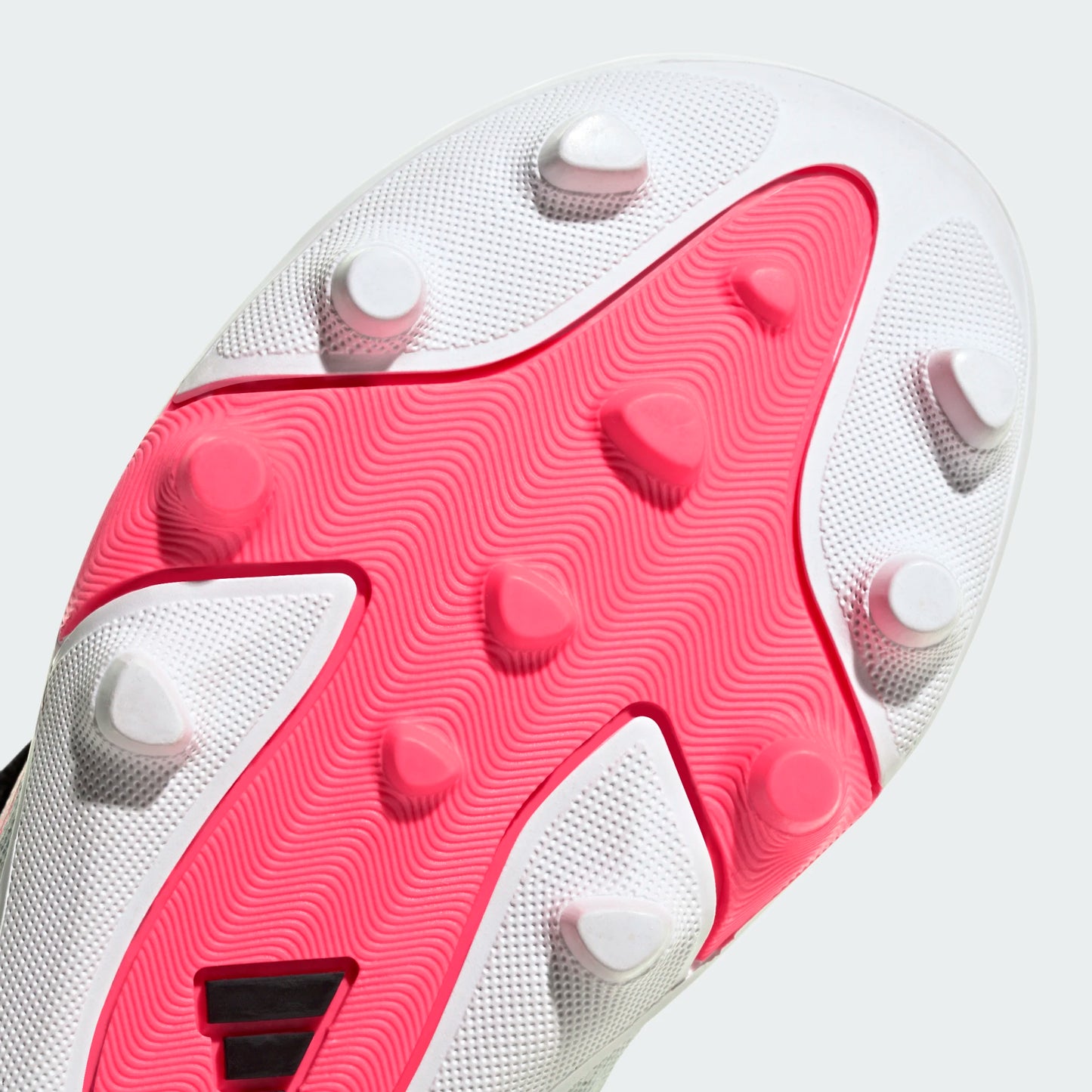Adidas Junior Predator Club Velcro FG/MG Firm Ground Soccer Cleat - Cloud White/Solar Turbo/Core Black
