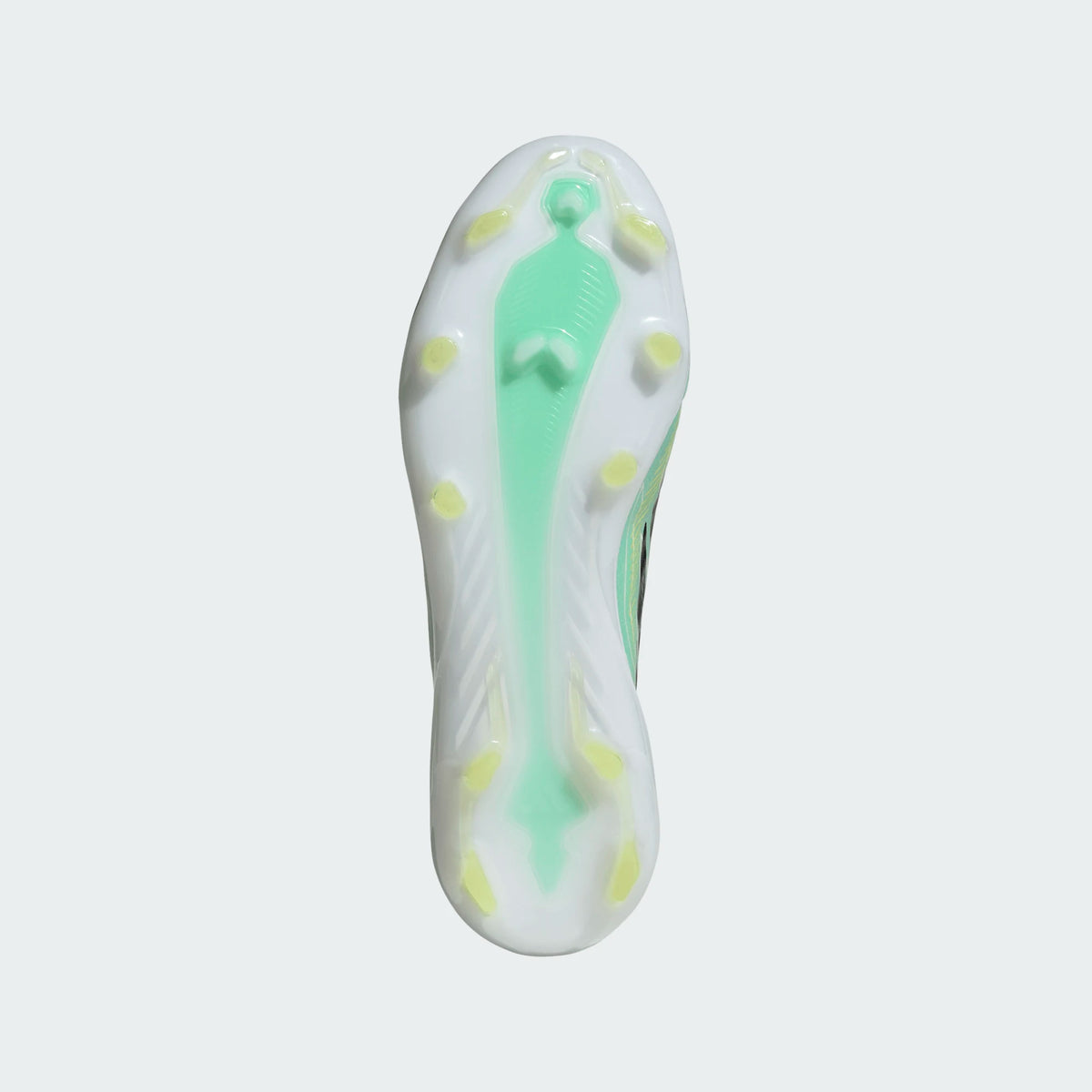 Adidas Junior F50 Hyperfast Elite Laceless FG Firm Ground Soccer Cleat - Pulse Mint/Core Black/Solar Lemon